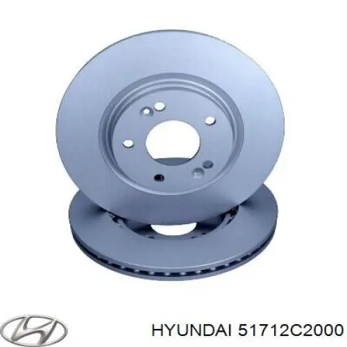 51712C2000 Hyundai/Kia Tarcza hamulcowa przednia