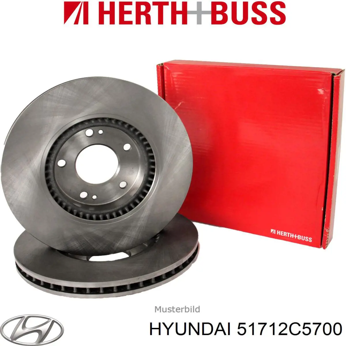 Tarcza hamulcowa przednia Hyundai/Kia 51712B8000 cena, od 103,84 USD