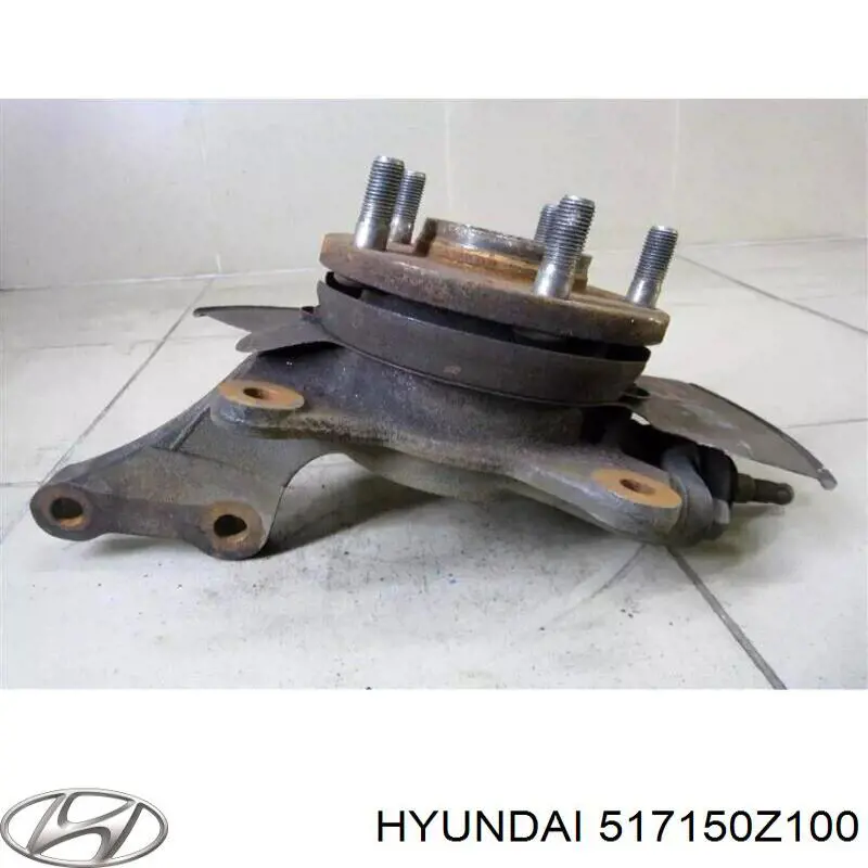 Do koszyka 517150Z100 Hyundai/Kia Czop (zwrotnica) przedni lewy
