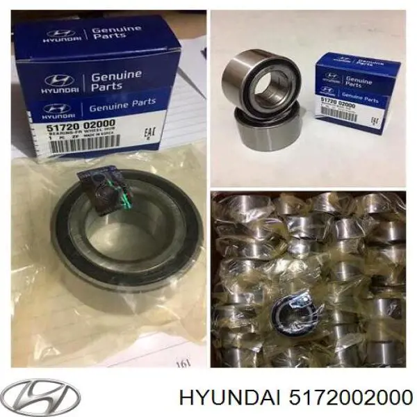 Do koszyka 5172002000 Hyundai/Kia Łożysko piasty przedniej