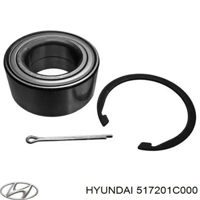 517201C000 Hyundai/Kia łożysko piasty przedniej