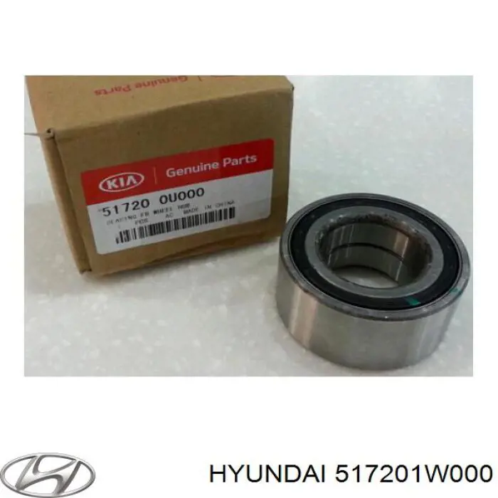 Do koszyka 517201W000 Hyundai/Kia Łożysko piasty przedniej