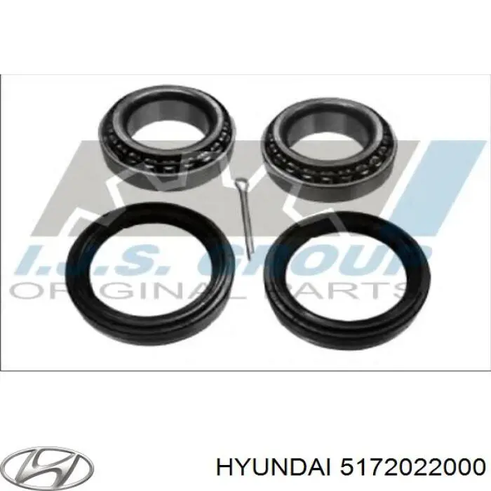 Do koszyka 5172022000 Hyundai/Kia Łożysko piasty przedniej