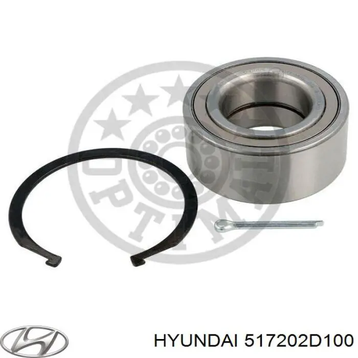 Łożysko piasty przedniej Hyundai/Kia 517202D100 cena, od 25,55 USD
