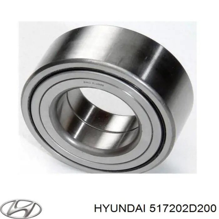 Do koszyka 517202D200 Hyundai/Kia Łożysko piasty przedniej