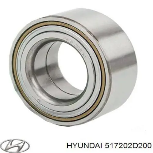Łożysko piasty przedniej 517202D200 Hyundai/Kia