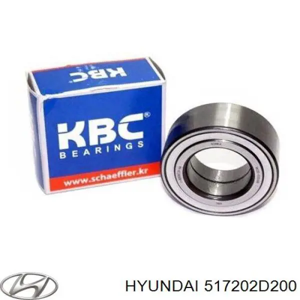 Łożysko piasty przedniej 517202D200 Hyundai/Kia