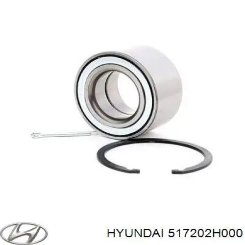 Do koszyka 517202H000 Hyundai/Kia Łożysko piasty przedniej