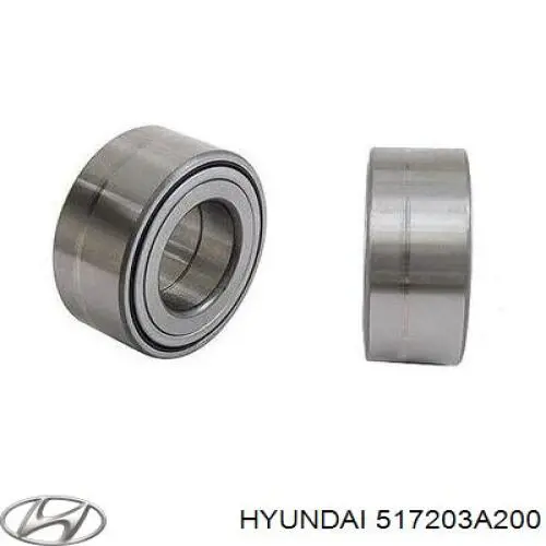 517203A200 Hyundai/Kia Łożysko piasty przedniej