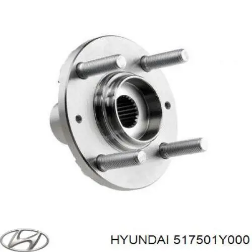 Piasta przednia 517501Y000 Hyundai/Kia