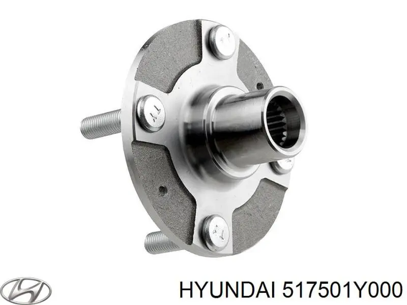 Piasta przednia Hyundai/Kia 517501Y000