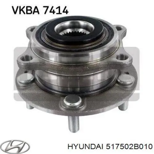 Do koszyka 517502B010 Hyundai/Kia Piasta przednia