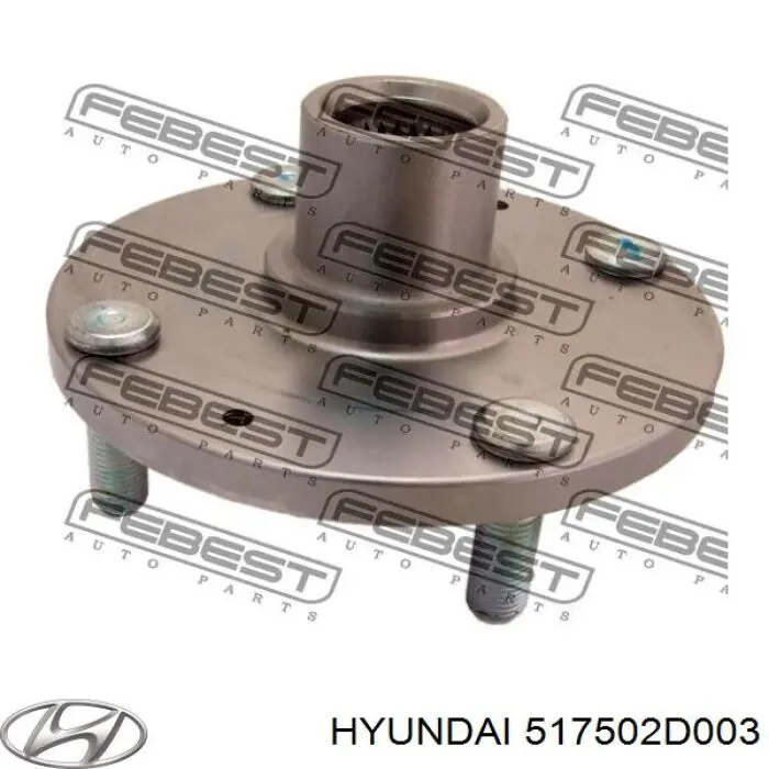 Do koszyka 517502D003 Hyundai/Kia Piasta przednia