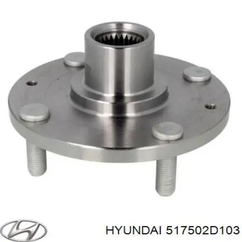Piasta przednia Hyundai/Kia 517502D103 cena, od 5,92 USD
