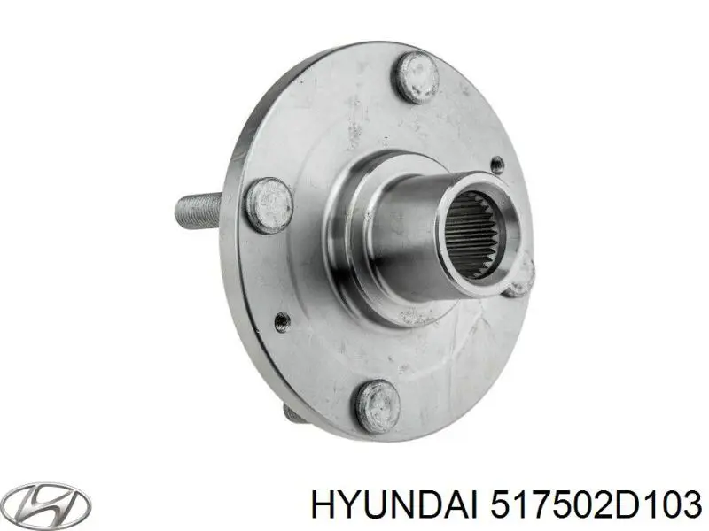 517502D103 Hyundai/Kia Piasta przednia