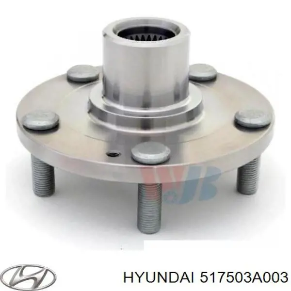Piasta przednia Hyundai/Kia 517503A003 cena, od 30,19 USD