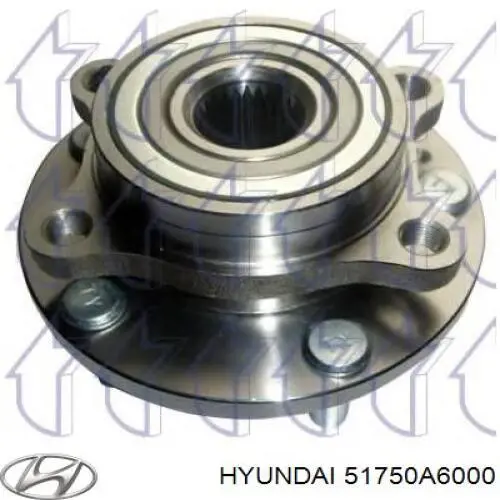 Piasta przednia Hyundai/Kia 51750A6000 cena, od 74,12 USD