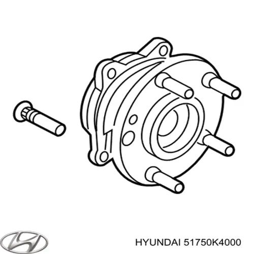 51750K4000 Hyundai/Kia Piasta przednia