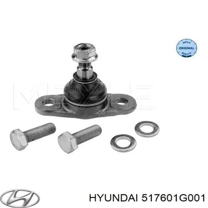 517601G001 Hyundai/Kia Sworzeń wahacza dolny