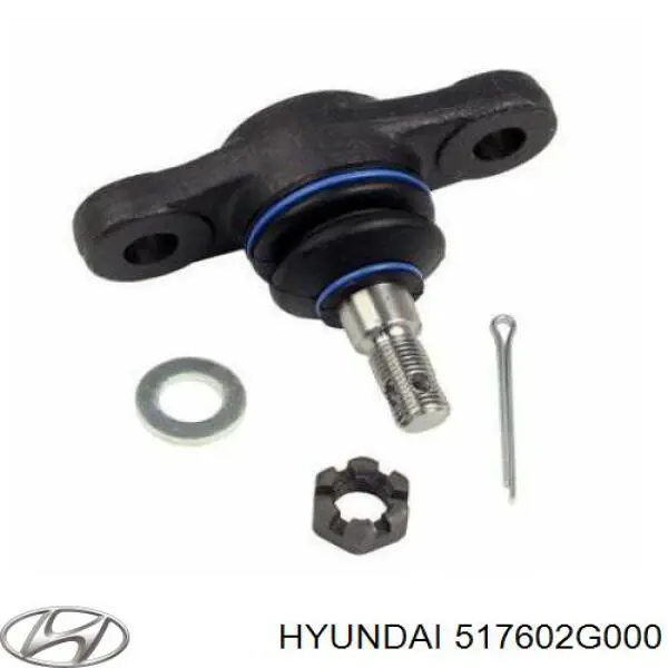 517602G000 Hyundai/Kia Sworzeń wahacza dolny