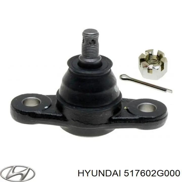 Do koszyka 517602G000 Hyundai/Kia Sworzeń wahacza dolny