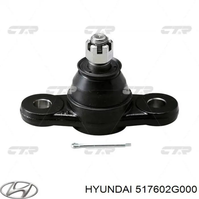 Sworzeń wahacza dolny 517602G000 Hyundai/Kia