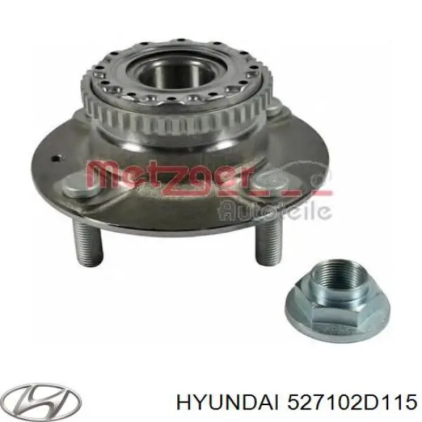 Do koszyka 527102D115 Hyundai/Kia Piasta tylna