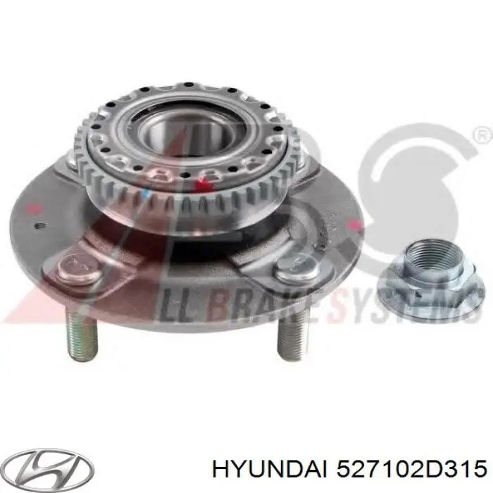 Piasta tylna Hyundai/Kia 527102D315 cena, od 102,21 USD