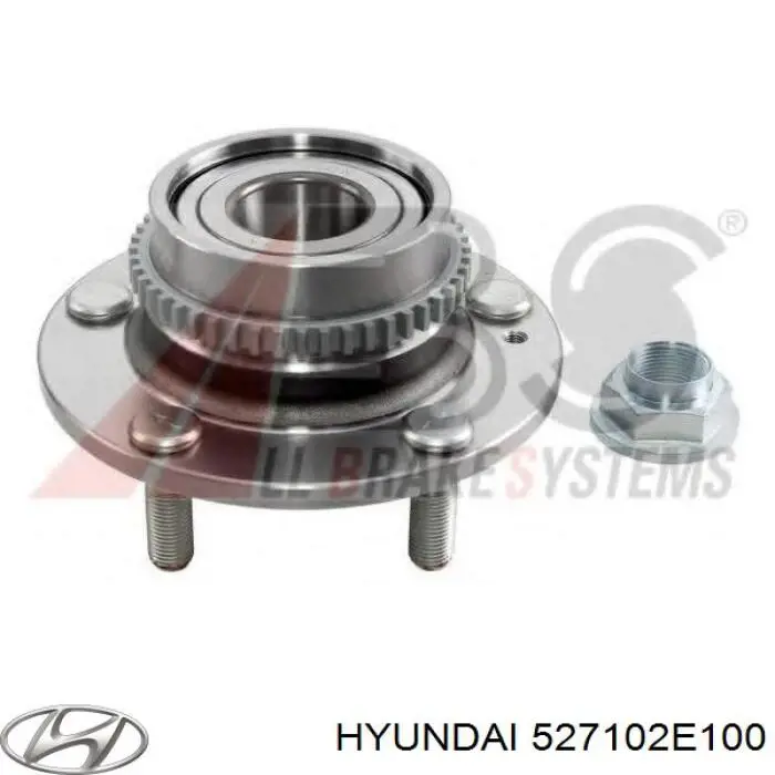 Do koszyka 527102E100 Hyundai/Kia Piasta tylna
