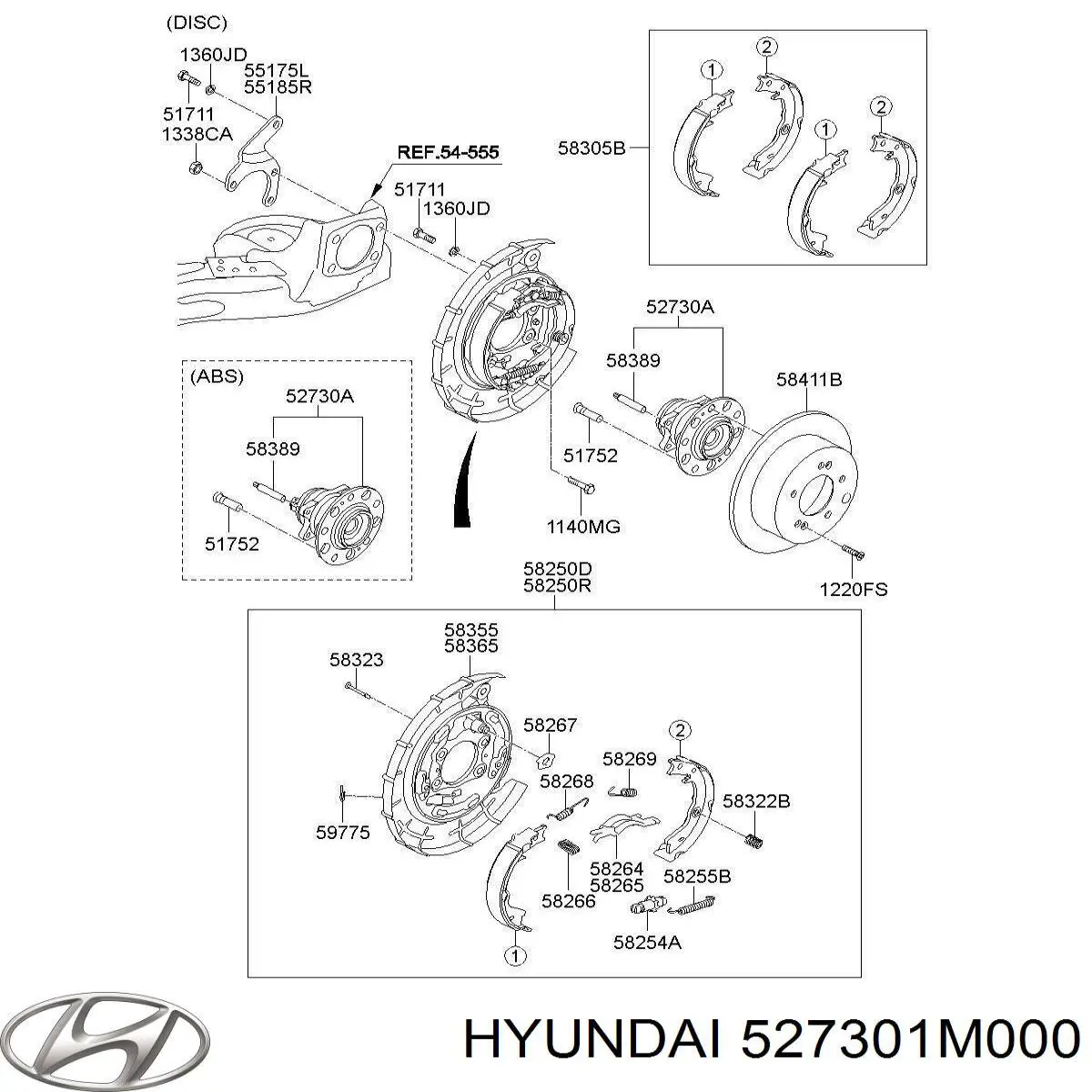 Piasta tylna Hyundai/Kia 527301M000 cena, od 111,09 USD