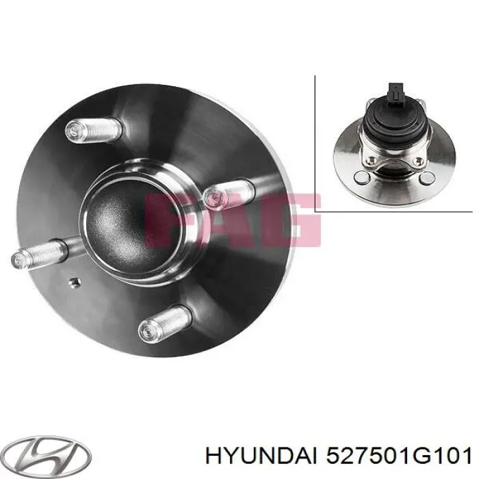 Piasta tylna 527501G101 Hyundai/Kia