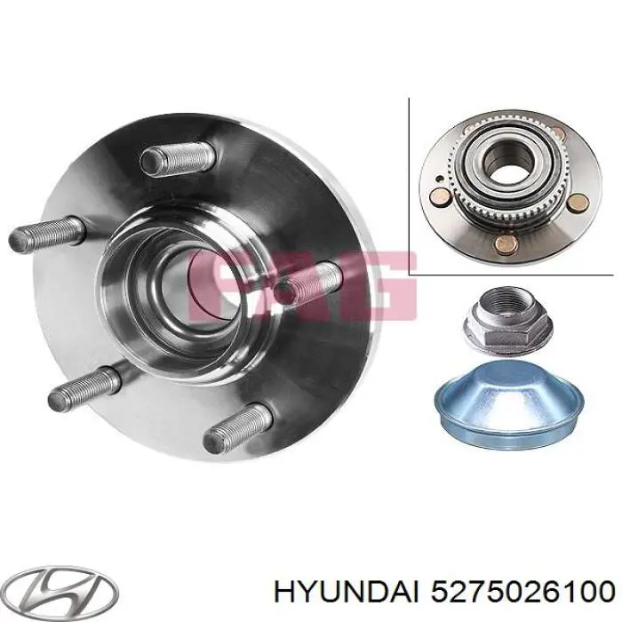 Piasta tylna 5275026100 Hyundai/Kia