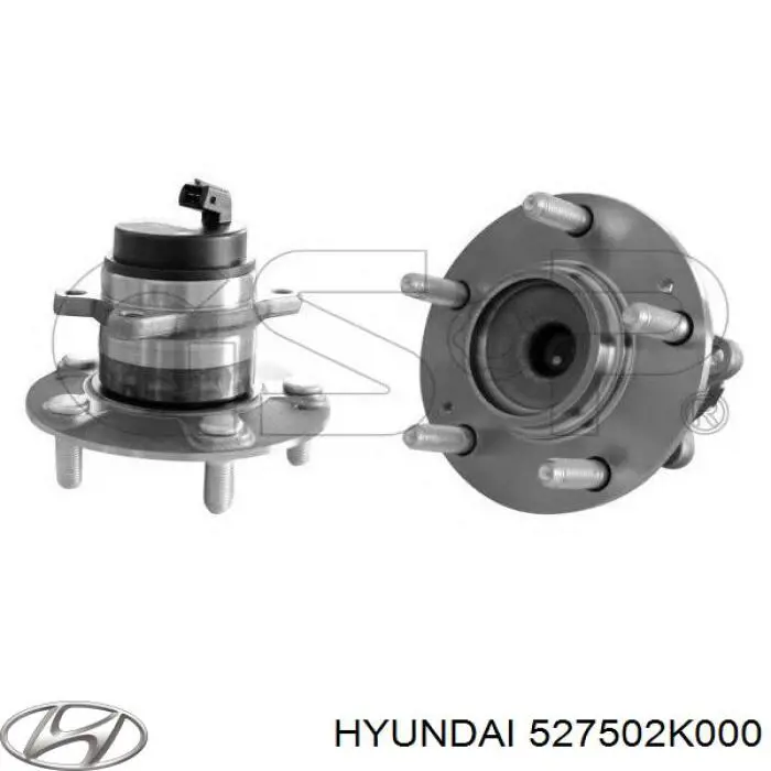 Do koszyka 527502K000 Hyundai/Kia Piasta tylna