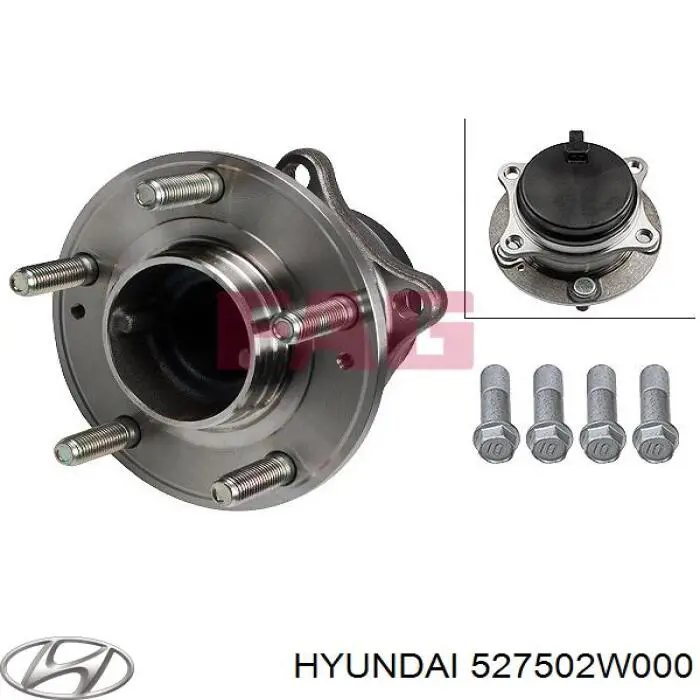 Piasta tylna Hyundai/Kia 527502W000 cena, od 386,24 USD