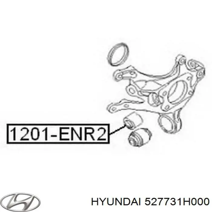 527731H000 Hyundai/Kia Silentblock amortyzatora tylnego