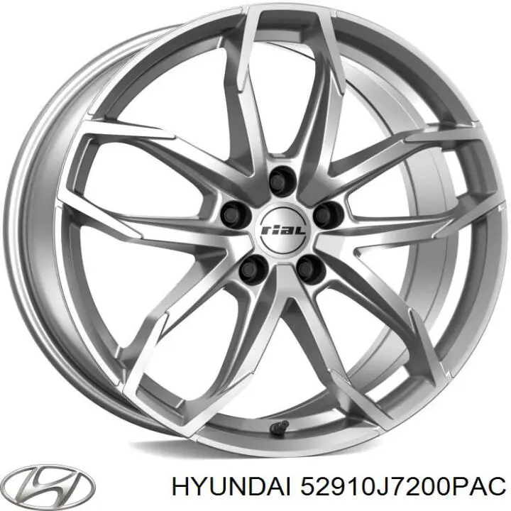 52910J7200 Hyundai/Kia Felgi kół odlewane (lekkostopowe, tytanowe)
