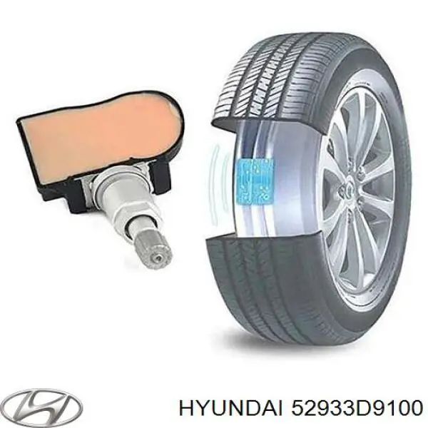 52933D9100 Hyundai/Kia Czujnik ciśnienia w oponach