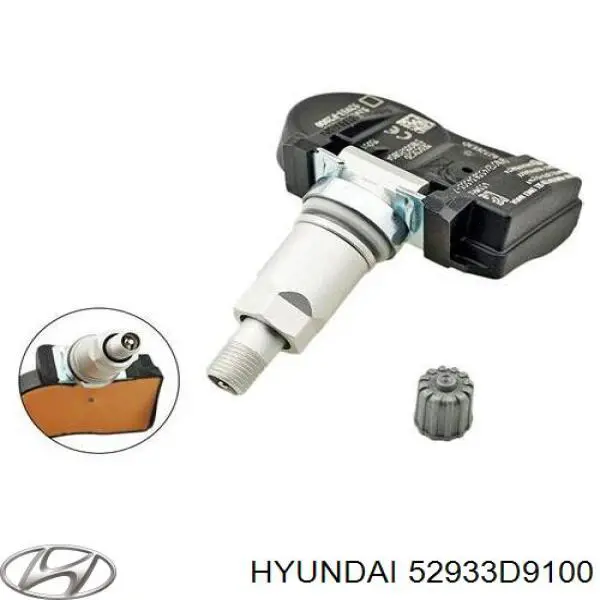 Czujnik ciśnienia w oponach Hyundai/Kia 52933D9100 cena, od 57,71 USD