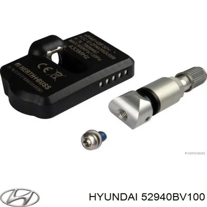 Czujnik ciśnienia w oponach Hyundai/Kia 52940BV100 cena, od 57,86 USD