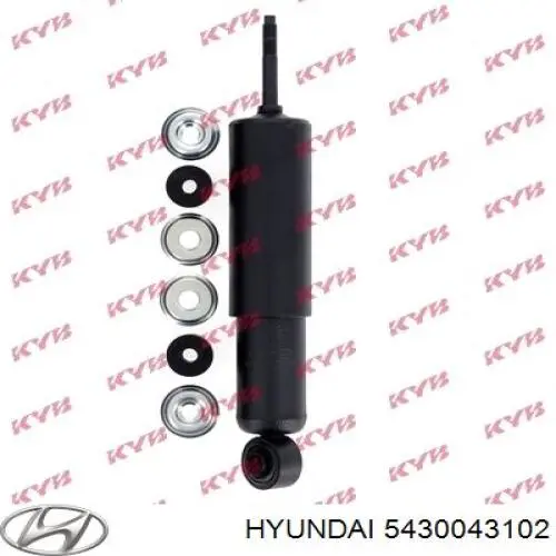 Amortyzator przedni Hyundai/Kia 5430043102 cena, od 34,70 USD