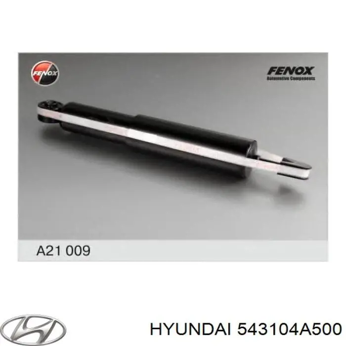 Do koszyka 543104A500 Hyundai/Kia Amortyzator przedni