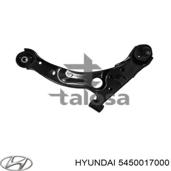 Do koszyka 5450017000 Hyundai/Kia Wahacz zawieszenia przedniego dolny lewy