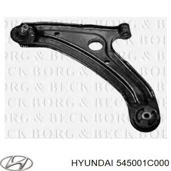 Wahacz zawieszenia przedniego dolny lewy Hyundai/Kia 545001C000 cena, od 62,68 USD
