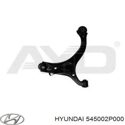 Do koszyka 545002P000 Hyundai/Kia Wahacz zawieszenia przedniego dolny lewy