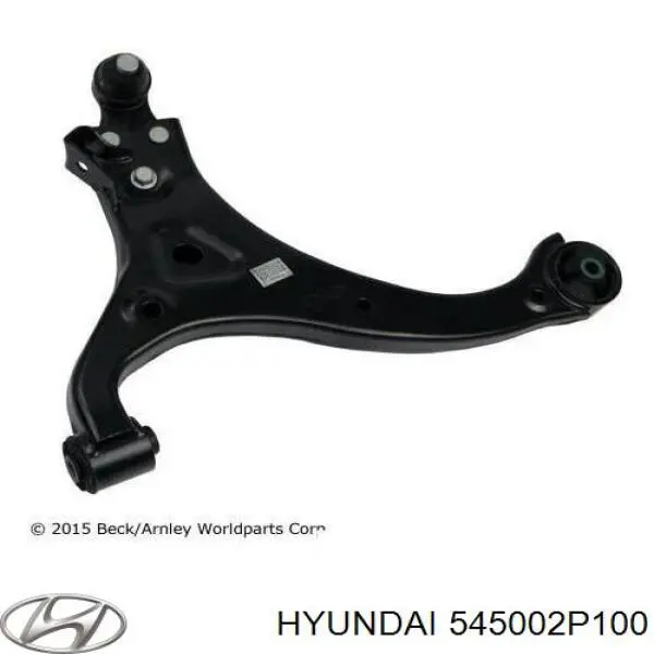 Do koszyka 545002P100 Hyundai/Kia Wahacz zawieszenia przedniego dolny lewy