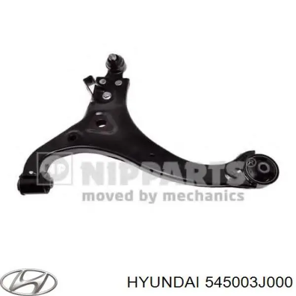 Do koszyka 545003J000 Hyundai/Kia Wahacz zawieszenia przedniego dolny lewy
