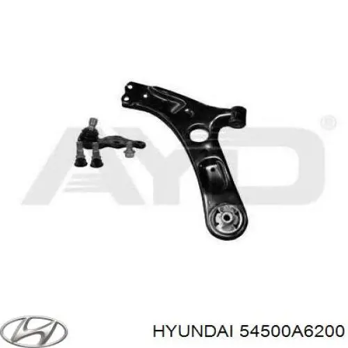 54500A6200 Hyundai/Kia Wahacz zawieszenia przedniego dolny lewy