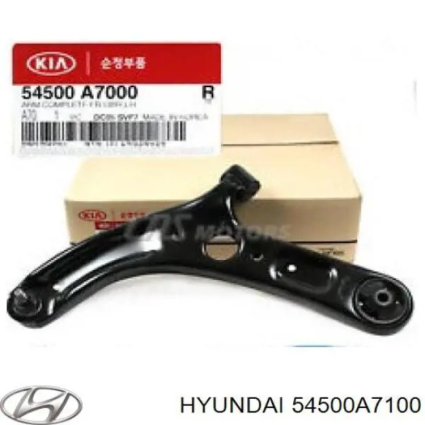 54500A7100 Hyundai/Kia Wahacz zawieszenia przedniego dolny lewy