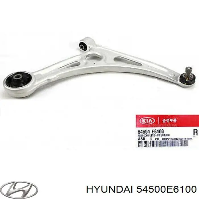 54500E6100 Hyundai/Kia Wahacz zawieszenia przedniego dolny lewy