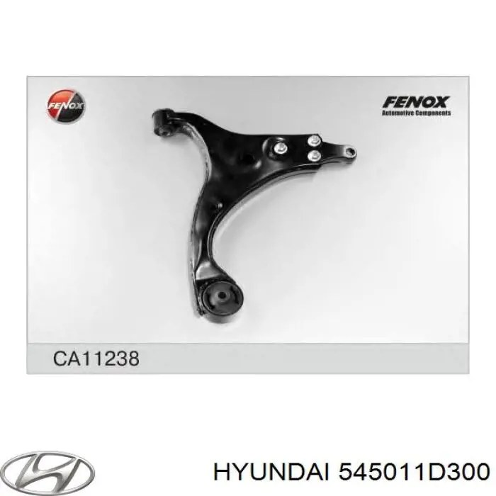 Do koszyka 545011D300 Hyundai/Kia Wahacz zawieszenia przedniego dolny prawy